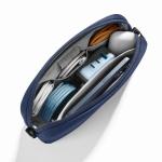 Organizator cabluri Tomtoc Light T12, Husa de depozitare accesorii mici, 21 x 13 x 5 cm, Navy Blue 11 - lerato.ro