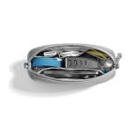 Organizator cabluri Tomtoc Light T12, Husa de depozitare accesorii mici, 21 x 13 x 5 cm, Gri 8 - lerato.ro