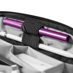 Organizator cabluri Tomtoc Navigator, Husa de depozitare accesorii mici, 26 x 15 x 10, Navy Blue 12 - lerato.ro