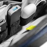 Organizator cabluri Tomtoc Navigator, Husa de depozitare accesorii mici, 26 x 15 x 10, Navy Blue 11 - lerato.ro