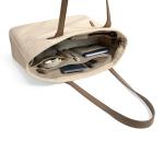 Geanta Tomtoc Versatile T23 Tote Bag S compatibila cu laptop 14 inch, Khaki 11 - lerato.ro