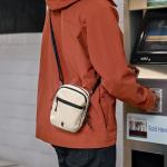 Borseta crossbody universala Tomtoc Aviator, 1.3L, 19.5 × 14.5 × 7 cm, Khaki 15 - lerato.ro