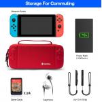 Husa tomtoc Nintendo Switch Travel Case compatibila cu Nintendo Switch, Rosu 4 - lerato.ro