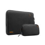 Set husa laptop 16 inch si husa pentru accesorii Tomtoc Sleeve, 35.6 × 24.9 × 1.7 cm, Negru 3 - lerato.ro