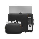 Set husa laptop 16 inch si husa pentru accesorii Tomtoc Sleeve, 35.6 × 24.9 × 1.7 cm, Negru 4 - lerato.ro