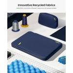 Set husa laptop 13 inch si husa pentru accesorii Tomtoc Sleeve, Navy Blue 10 - lerato.ro
