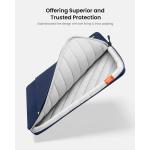 Set husa laptop 14 inch si husa pentru accesorii Tomtoc Sleeve, Navy Blue 6 - lerato.ro