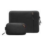 Set husa laptop 14 inch si husa pentru accesorii Tomtoc Sleeve, Negru 2 - lerato.ro