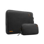 Set husa laptop 14 inch si husa pentru accesorii Tomtoc Sleeve, Negru 3 - lerato.ro