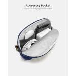 Set husa laptop 16 inch si husa pentru accesorii Tomtoc Sleeve, Navy Blue 3 - lerato.ro