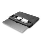 Husa laptop Tomtoc Sleeve compatibila cu laptop 13/14 inch, Gri 8 - lerato.ro