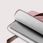 Geanta Tomtoc Light A21 Dual-color Slim compatibila cu laptop 13.5 inch, Pink 6 - lerato.ro