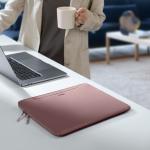 Geanta Tomtoc Light A21 Dual-color Slim compatibila cu laptop 13.5 inch, Pink 10 - lerato.ro