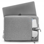 Husa laptop Tomtoc Sleeve compatibila cu laptop 15/16 inch, Grey 7 - lerato.ro