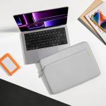 Husa laptop Tomtoc Sleeve compatibila cu laptop 13/14 inch, Light Grey 9 - lerato.ro