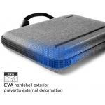 Geanta universala Tomtoc Smart Messenger compatibila cu laptop 13 inch, Gri 3 - lerato.ro