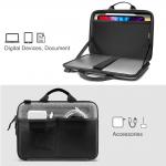 Geanta universala Tomtoc Smart Messenger compatibila cu laptop 13 inch, Gri 7 - lerato.ro