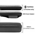 Geanta universala Tomtoc Smart Messenger compatibila cu laptop 13 inch, Gri 8 - lerato.ro