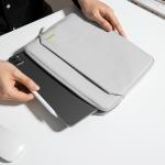 Husa Tomtoc Sleeve compatibila cu iPad Pro 11 inch / iPad 10.9 inch, Light Grey 11 - lerato.ro