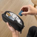 Organizator multifunctional pentru accesorii Tomtoc Light T12, Marime S, 1L, 21 × 13 × 5 cm, Negru 13 - lerato.ro