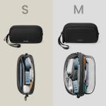 Organizator multifunctional pentru accesorii Tomtoc Light T12, Marime S, 1L, 21 × 13 × 5 cm, Negru 16 - lerato.ro