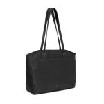 Geanta de umar Versatile T23, Capacitate 10L, 41 × 29.8 × 11 cm, Compartiment pentru laptop de maxim 14 inch, Negru 4 - lerato.ro