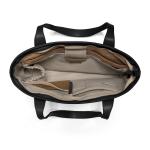 Geanta de umar Versatile T23, Capacitate 10L, 41 × 29.8 × 11 cm, Compartiment pentru laptop de maxim 14 inch, Negru 6 - lerato.ro