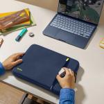 Husa Tomtoc Defender A13 compatibila cu Macbook Neo 13 inch 2026, Navy Blue 13 - lerato.ro