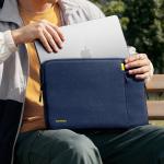 Husa Tomtoc Defender A13 compatibila cu Macbook Neo 13 inch 2026, Navy Blue 14 - lerato.ro