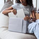 Husa Tomtoc Defender A13 compatibila cu Macbook Neo 13 inch 2026, Mist Blue 14 - lerato.ro
