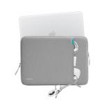 Husa Tomtoc Defender A13 compatibila cu Macbook Neo 13 inch 2026, Gri 3 - lerato.ro