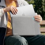 Husa Tomtoc Defender A13 compatibila cu Macbook Neo 13 inch 2026, Gri 15 - lerato.ro