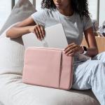 Husa Tomtoc Defender A13 compatibila cu Macbook Neo 13 inch 2026, Roz 14 - lerato.ro