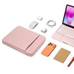 Husa Tomtoc Defender A13 compatibila cu Macbook Neo 13 inch 2026, Roz 16 - lerato.ro