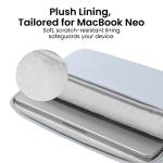 Husa Tomtoc Light A18 compatibila cu Macbook Neo 13 inch 2026, Mist Blue 7 - lerato.ro
