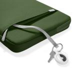 Husa Tomtoc Defender compatibila cu laptop MacBook Pro / Air 13 inch, Waterproof, Verde 8 - lerato.ro