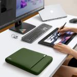 Husa Tomtoc Defender compatibila cu laptop MacBook Pro / Air 13 inch, Waterproof, Verde 11 - lerato.ro