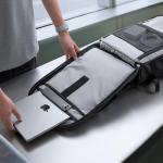 Rucsac pentru calatorii Tomtoc Navigator T66 Liteway compatibil cu laptopuri de pana la 17.3 inch, 52 × 33 × 23 cm, Capacitate 40L, Waterproof, Negru 15 - lerato.ro