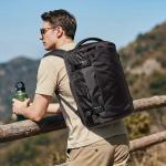 Rucsac pentru calatorii Tomtoc Navigator T66 Liteway compatibil cu laptopuri de pana la 17.3 inch, 52 × 33 × 23 cm, Capacitate 40L, Waterproof, Negru 22 - lerato.ro