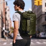 Rucsac pentru calatorii Tomtoc Navigator T66 Liteway compatibil cu laptopuri de pana la 17.3 inch, 52 × 33 × 23 cm, Capacitate 40L, Waterproof, Verde 21 - lerato.ro