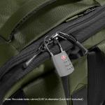 Rucsac pentru calatorii Tomtoc Navigator T66 Liteway compatibil cu laptopuri de pana la 17.3 inch, 52 × 33 × 23 cm, Capacitate 40L, Waterproof, Verde 10 - lerato.ro