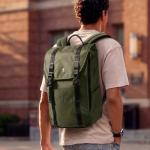 Rucsac pentru calatorii Tomtoc VintPack TA1 Liteway compatibil cu laptopuri de pana la 16 inch, 	45 × 30 × 15 cm, Capacitate 22L, Verde 7 - lerato.ro