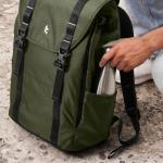 Rucsac pentru calatorii Tomtoc VintPack TA1 Liteway compatibil cu laptopuri de pana la 16 inch, 	45 × 30 × 15 cm, Capacitate 22L, Verde 8 - lerato.ro