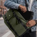 Rucsac pentru calatorii Tomtoc VintPack TA1 Liteway compatibil cu laptopuri de pana la 16 inch, 	45 × 30 × 15 cm, Capacitate 22L, Verde 10 - lerato.ro