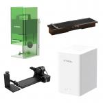 Masina de gravura cu laser 2 in 1 xTool F1 cu atasament rotativ RA2 Pro, purificator de fum xTool Desktop si baza mobila xTool Slide Extension, 10W, WiFi, USB, Verde 3 - lerato.ro