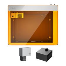 Masina de gravura cu laser XTOOL M1 Ultra, Deluxe V1.0 Kit 4 in 1, 20W, Viteza maxima 400 mm/s, Suprafata de lucru 300 x 300 mm, WiFi, USB, Alb