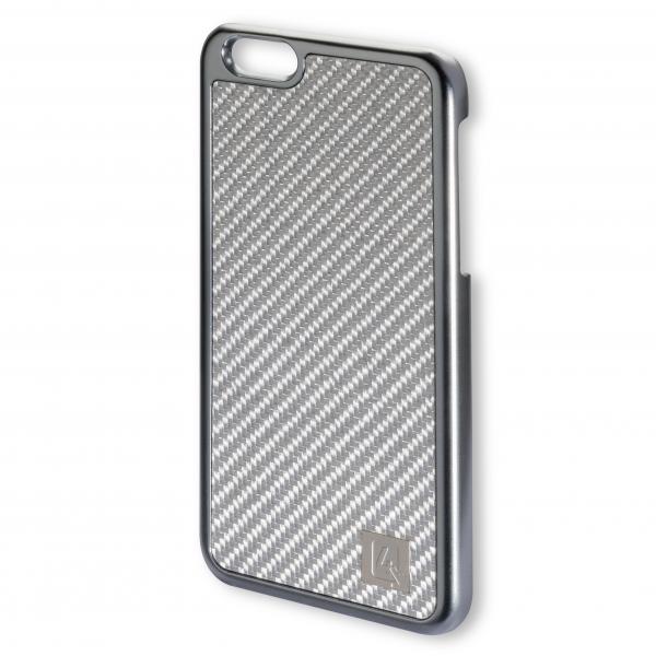 Carcasa 4smarts MODENA Clip Carbon iPhone 6/6S Plus Silver