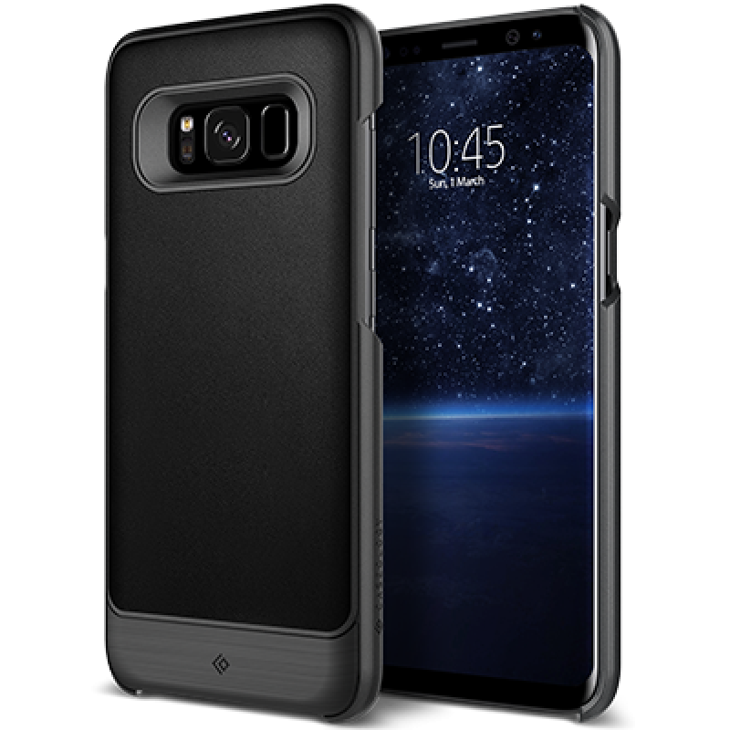 violent fusion Lively 🥇Husa piele Caseology Fairmont compatibila cu Samsung Galaxy S8 Plus Black  - Lerato