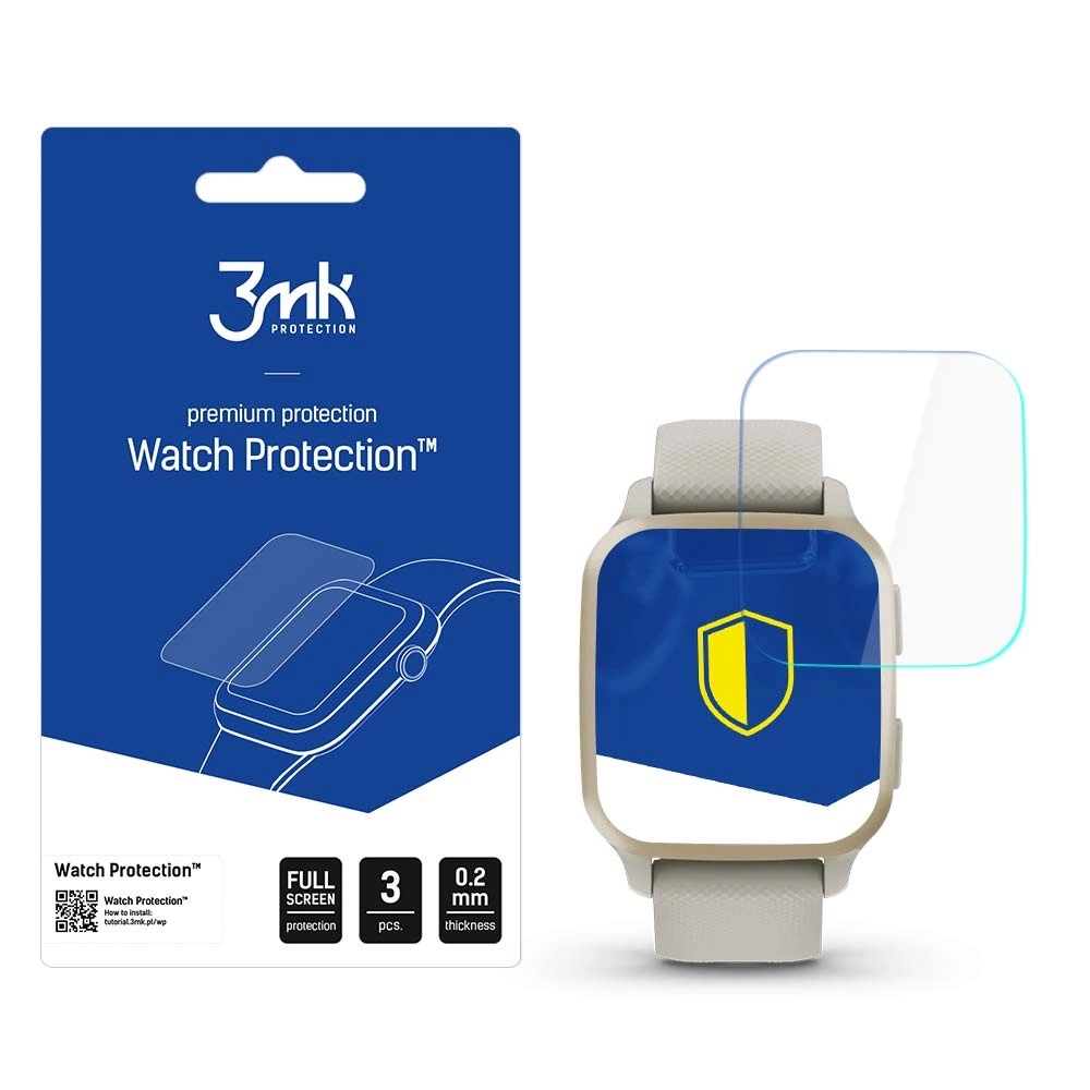 Folie protectie 3mk Watch Protection ARC Plus compatibil cu Garmin Venu SQ 2, Transparent