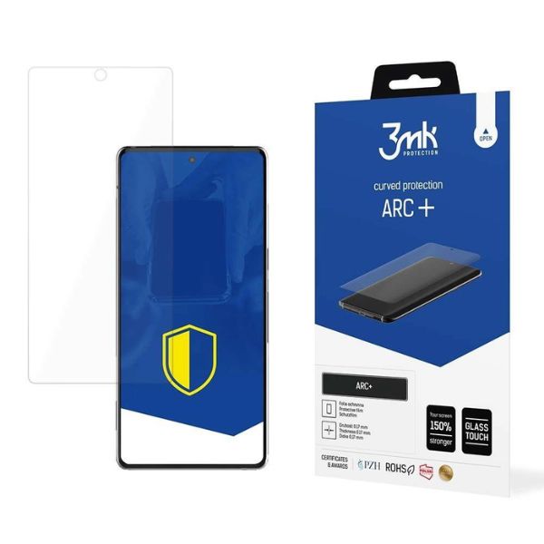 Folie sticla 3mk ARC Plus compatibila cu Google Pixel 6 Pro 5G, Transparent 1 Lerato.ro